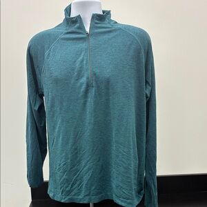 Teal Lululemon Quarter-Zip Pullover